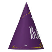 チームブライドカスタム任意の金ゴールド色 パーティーハット (左)