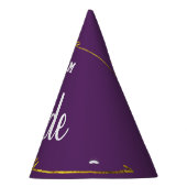 チームブライドカスタム任意の金ゴールド色 パーティーハット (右)