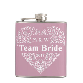 チームブライドカスタム文字フラスコ フラスク