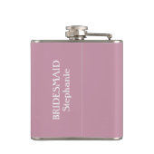 チームブライドカスタム文字フラスコ フラスク (裏面)