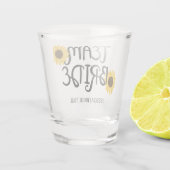 チームブライドサンフラワーバチェロレッテブライドメイド ショットグラス (裏面)