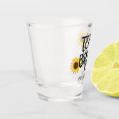 チームブライドサンフラワーバチェロレッテブライドメイド ショットグラス (左)