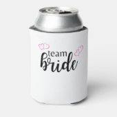 チームブライドダブルハート – ブラックレタリング 缶クーラー (缶裏面)