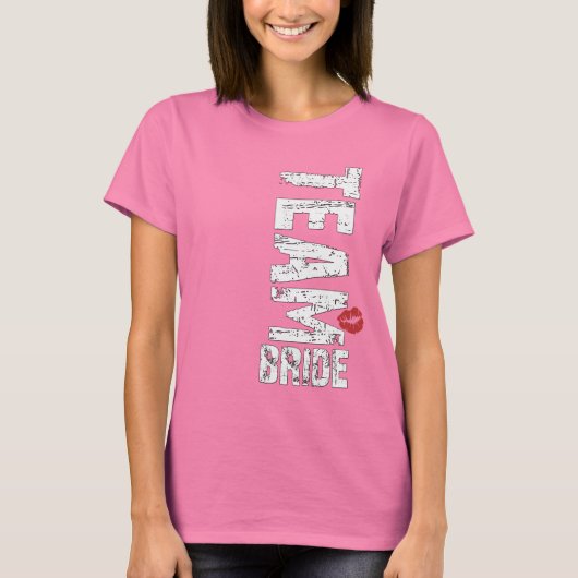 チームブライドビッググランジ文字 Tシャツ (正面)