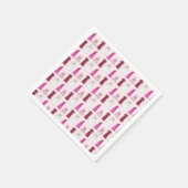 チームブライドブライダルシャワーバチェロレッテ スタンダードカクテルナプキン (角)