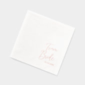 チームブライドブライダルシャワー 箔ナプキン (左)