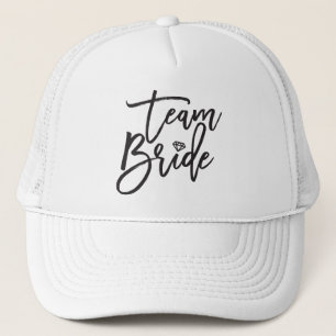 チームブライドブラシダイヤモンドブライダルパーティ結婚のキャップ キャップ