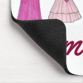 チームブライド結婚ズブライダルパーティガウンドレス マウスパッド (コーナー)