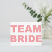 チームブライド結婚ズヘンパーティー ポストカード (スタンド正面)