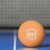 チームブライド結婚式の引き出物ピンポンボール 卓球ボール (ネット)