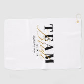 チームブライド2トーン  ゴルフタオル (横)