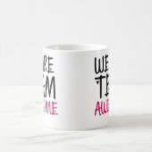 チームブラックピ素晴らしンクの同僚ボスギフト コーヒーマグカップ (中央)