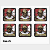 チームブラックフットのシール スクエアシール (シート)