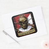 チームブラックフットのシール スクエアシール (封筒)