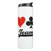 チームブリッジ4枚のカードスーツ タンブラー (回転左)