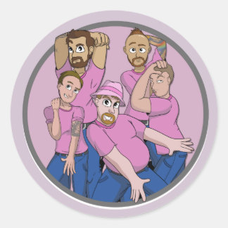 チームブリトニーのステッカー ラウンドシール