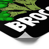 チームブロッコリービーガンベジタリアン野菜の恋人 ポスター (角)