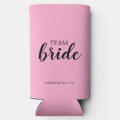 チームブ結婚ライドバチェロレッテ スリム缶クーラー (裏面)