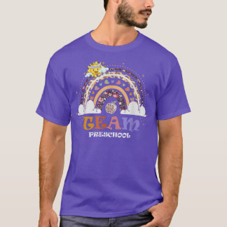 チームプリスクールおもしろい花2年生に戻る Tシャツ