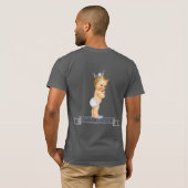 チームプリンスジェンダーが赤ちゃんのシャワーを明らかにする Tシャツ (裏面フル)