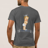 チームプリンスジェンダーが赤ちゃんのシャワーを明らかにする Tシャツ (裏面)