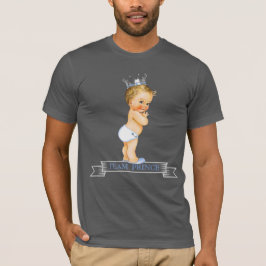 チームプリンス・ジェンダーリビール・ベビーシャワー Tシャツ