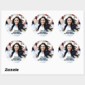 チームプレイヤー オーダーメイド 写真ステッカーセット ラウンドシール (シート)