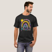 チームプレスクール分隊新学期レインボーキッズT Tシャツ (正面フル)