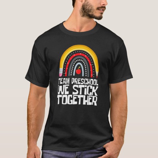 チームプレスクール初日新学期プレ教えク Tシャツ (正面)