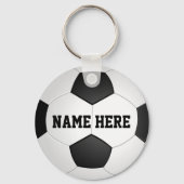 チームプレパーソナライズされたイヤー向けサッカーのギフト キーホルダー (正面)