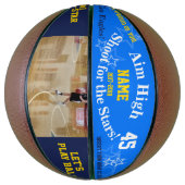 チームプレーヤーパーソナライズされたバスケットボール バスケットボール (縦)