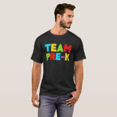 チームプレK先生新学期 Tシャツ (正面フル)