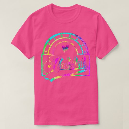 チームヘッドスタート新学期絞り染めレインボー(1) Tシャツ (デザイン正面)