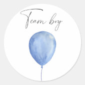 チームベビーとは何か ラウンドシール (正面)