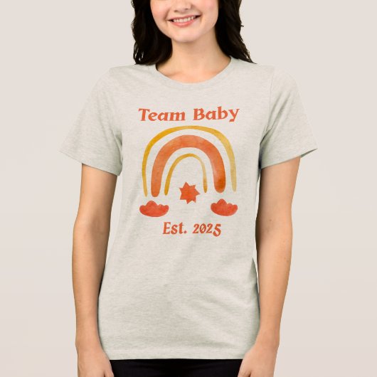 チームベビーテスト。2025 トライブレンドTシャツ (正面)