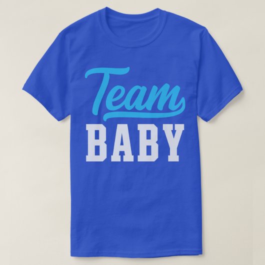 チームベビー新生児妊娠発表747 Tシャツ (デザイン正面)