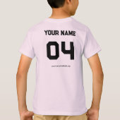 チームベラキッズTシャツ Tシャツ (裏面)