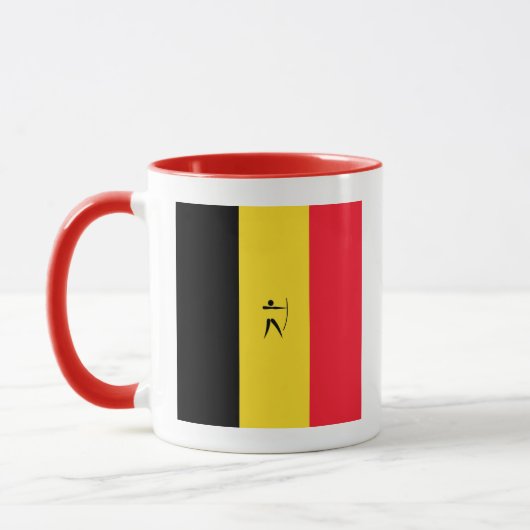 チームベルギーアーチェリー マグカップ (左)