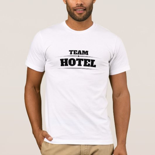 チームホテル Tシャツ (正面)