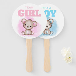 チームボーイまたはチームガールジェンダー投票ファンを明らかにする ハンドファン