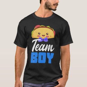 チームボーイジェンダーが赤ちゃんを暴くシャワータコスベビーパーティ Tシャツ