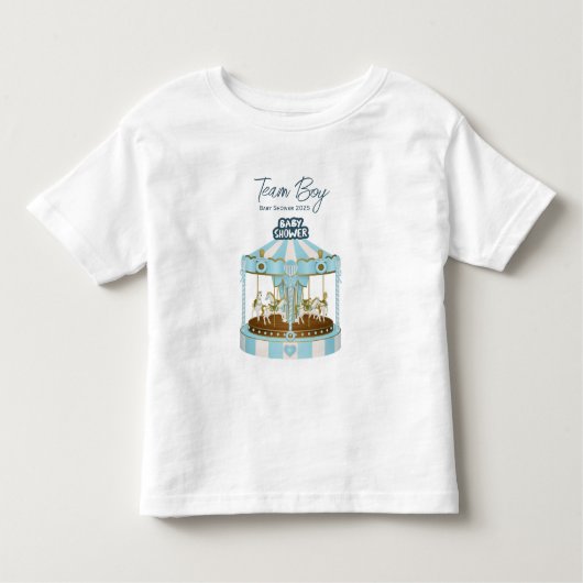 チームボーイベビーシャワー2025 Tシャツ (正面)