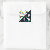 チームボーイvsチームガール重量機器対ユニコーン スクエアシール (バッグ)