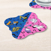 チームボーイvsチームガール重量機器対ユニコーン ペーパーコースター (アングル)