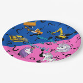 チームボーイvsチームガール重量機器対ユニコーン ペーパープレート (アングル)