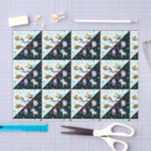 チームボーイvsチームガール重量機器対ユニコーン 薄葉紙 (クラフト)