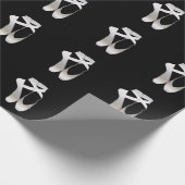 チームポインテバレエシルエット ラッピングペーパー (角)