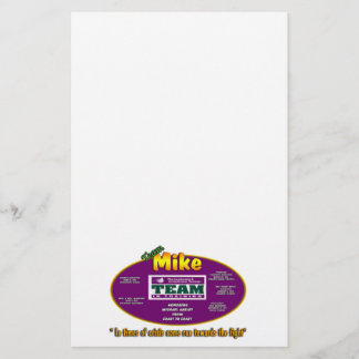 チームマイクの文房具 便箋