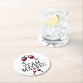 チームマルベックのコースター ラウンドペーパーコースター (インサイチュ)