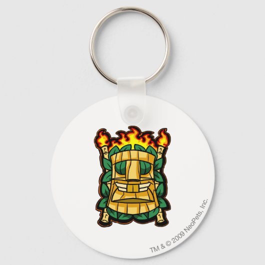 チームミステリーアイランドのロゴ キーホルダー (正面)